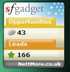 SalesForce Gadget - Monitor leads / opportunities in our SalesForce instance. SalesForce Gadget - Monitor leads / opportunities in our SalesForce instance.